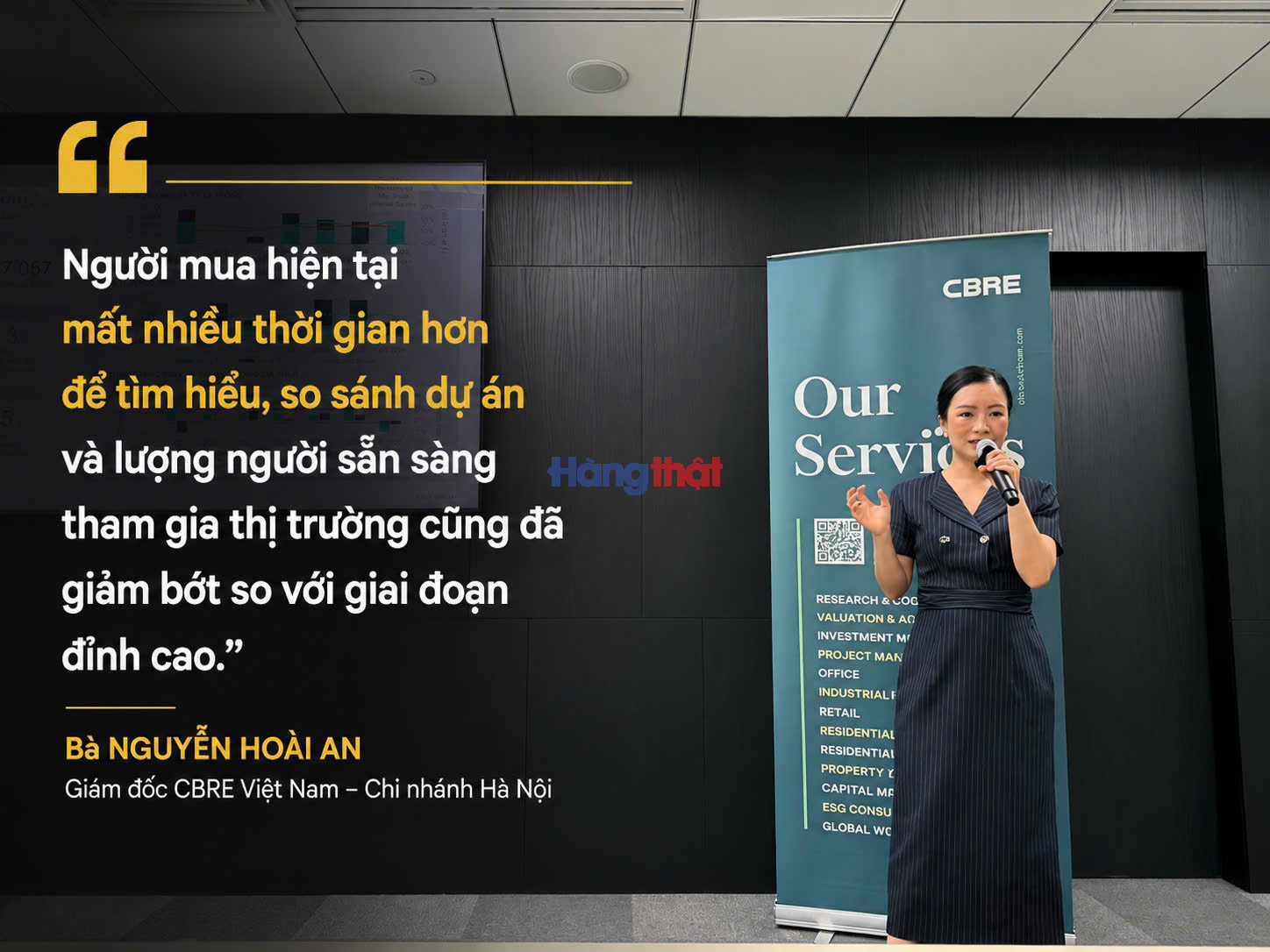 Bà Nguyễn Hoài An phân tích về xu hướng thị trường căn hộ Hà Nội
