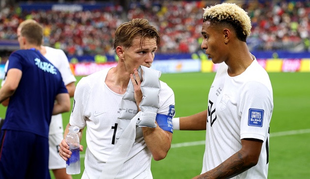 Nusa và Odegaard là 2 nhân tố tạo khác biệt của Na Uy. (Getty Images)