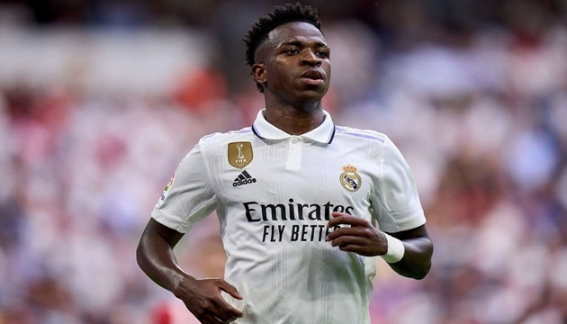 Tiền đạo Vinicius Junior trong màu áo Real Madrid