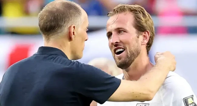 Harry Kane và Lionel Messi trong một lần đối đầu tại cấp độ câu lạc bộ.