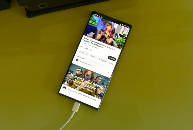 Giao diện cài đặt bảo vệ pin trên điện thoại Android