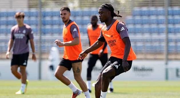 Tiền vệ Eduardo Camavinga trong màu áo Real Madrid