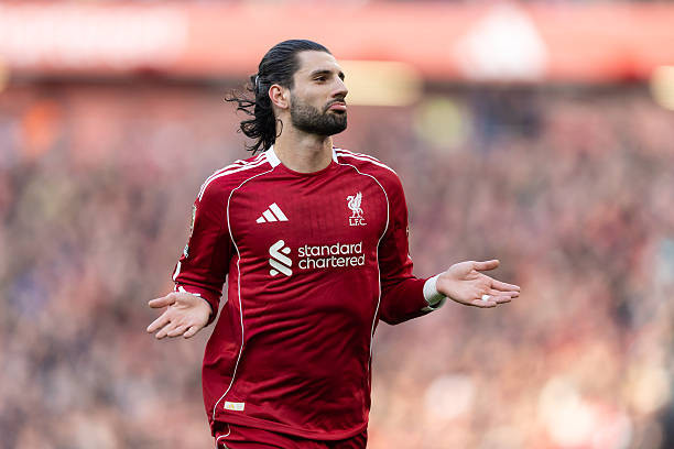 Dominik Szoboszlai trong màu áo Liverpool