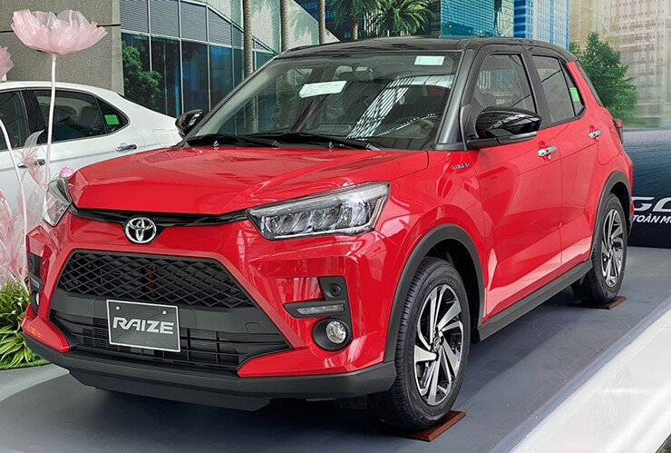 Ngoại thất Toyota Raize 2026 hiện đại