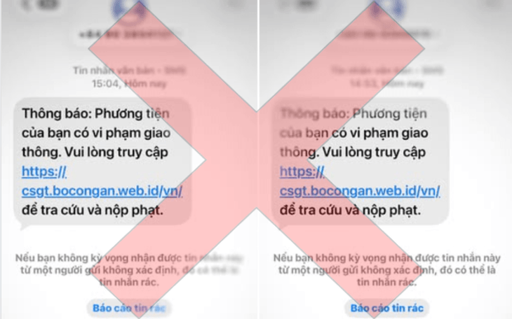 Nhận tin nhắn 'phương tiện của bạn có vi phạm giao thông', đừng vội làm điều này- Ảnh 2.