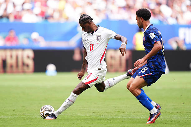 Marcus Rashford thi đấu ấn tượng trong màu áo đội tuyển Anh tại World Cup 2026.