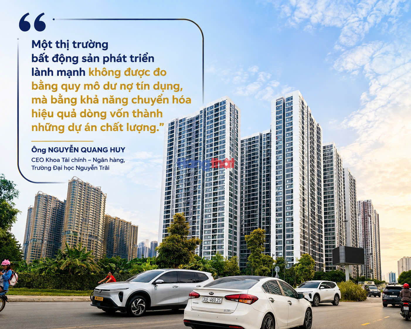Thị trường bất động sản cần mặt bằng lãi suất ổn định