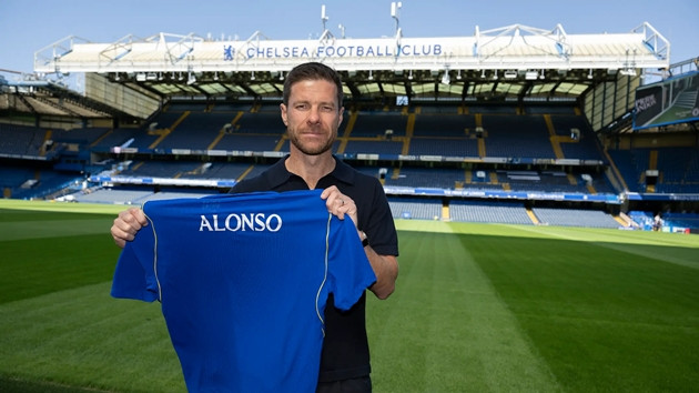 Xabi Alonso ra mắt Chelsea. Ảnh: Getty Images.