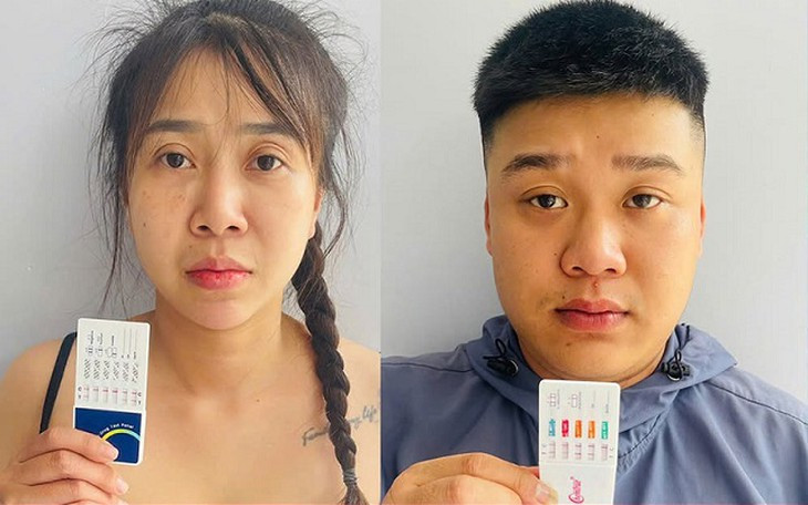 Bắt quả tang 4 đối tượng tại Đà Nẵng ‘bay lắc’ xuyên đêm trong căn hộ- Ảnh 2.