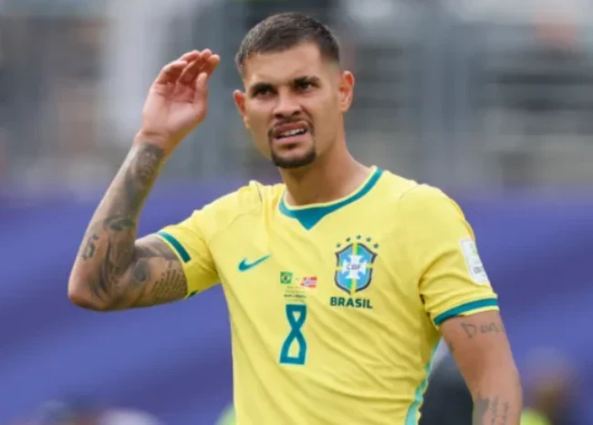 Newcastle định giá Bruno Guimaraes vào khoảng 100 triệu bảng. Ảnh: Getty.