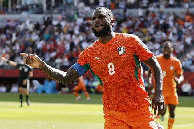 Kessie trong màu áo Bờ Biển Ngà tại World Cup 2026. Ảnh: Getty Images