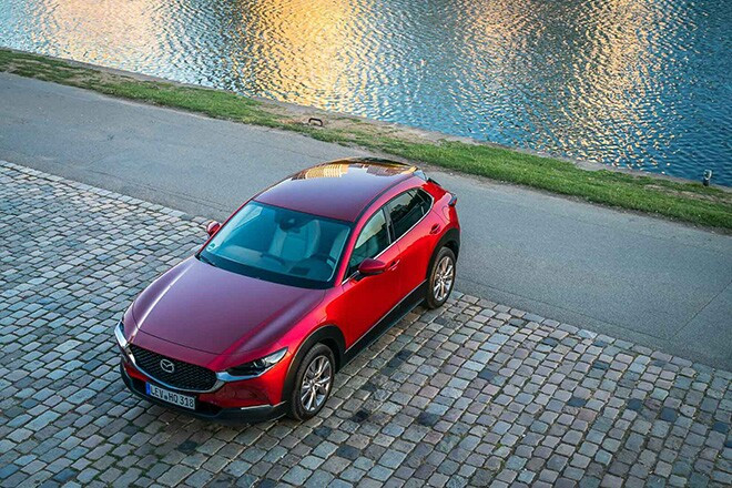 Thiết kế đầu xe Mazda CX-30 2026
