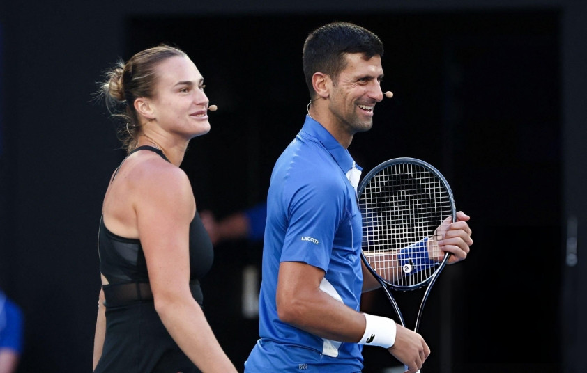Novak Djokovic và Aryna Sabalenka tại US Open 2026