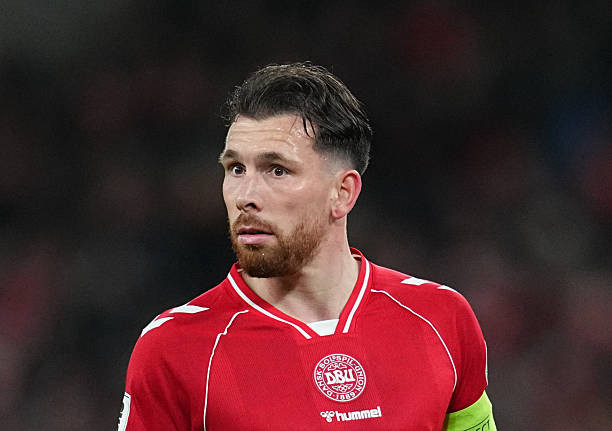 Pierre-Emile Hojbjerg nằm trong tầm ngắm của AC Milan. Ảnh: Getty Images