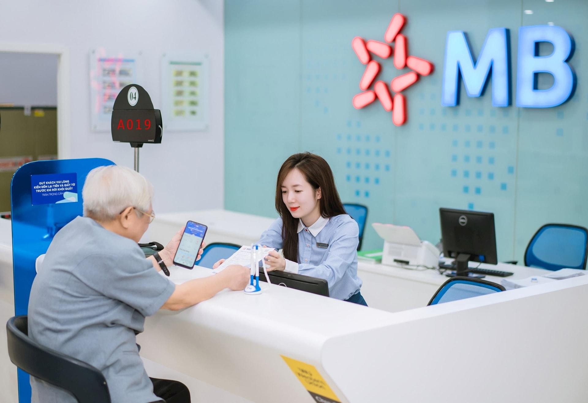 Hoạt động giao dịch ngân hàng MB