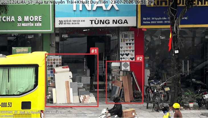 Hà Nội: Công bố 1.861 trường hợp bị 'phạt nguội' do lấn chiếm vỉa hè trái phép- Ảnh 1.