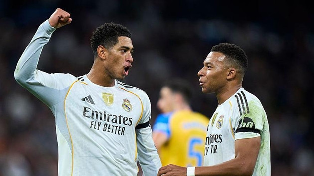 Hàng công Real Madrid với Mbappe, Vinicius và Bellingham sẽ được bổ sung thêm Diomande. (Ảnh: Getty Images)