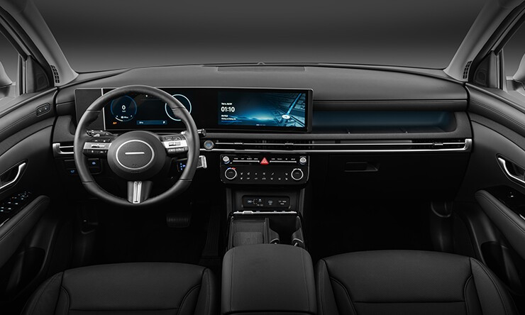 Không gian nội thất tràn ngập công nghệ trên Hyundai Tucson 2026
