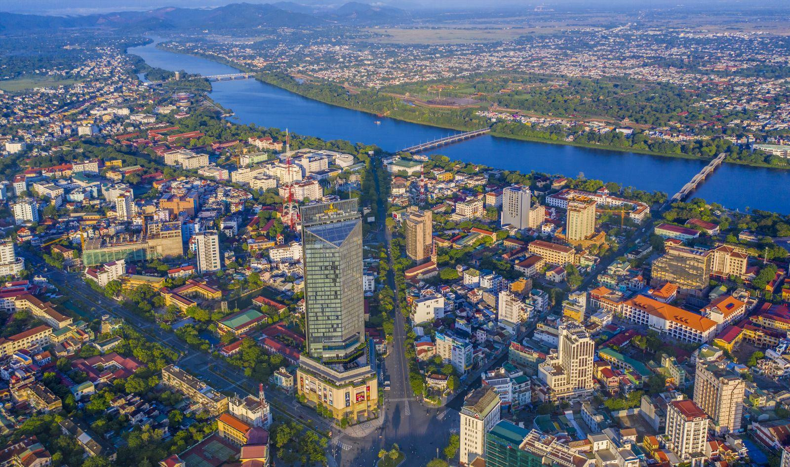 Một góc sông Hương tại TP. Huế