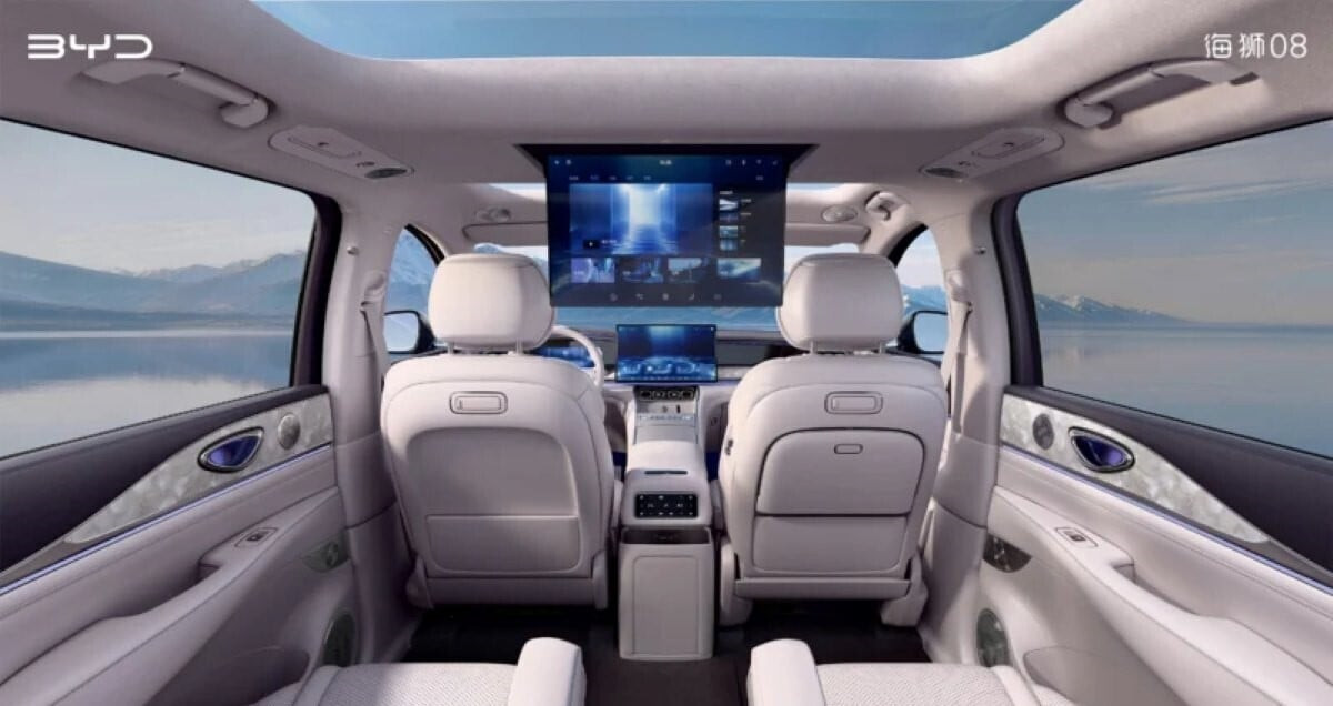 BYD Sealion 08 lộ nội thất trước ngày ra mắt - 2