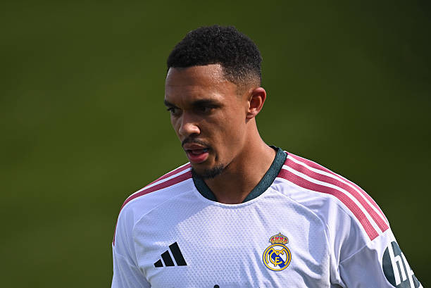 Trent Alexander-Arnold trở lại Real Madrid với trạng thái sung mãn. Ảnh: Getty Images
