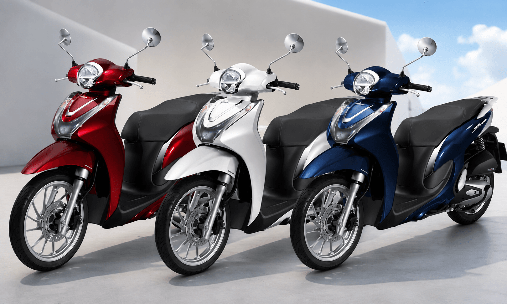 Xe máy Honda phổ biến tại thị trường Việt Nam. (Ảnh minh họa: AI)