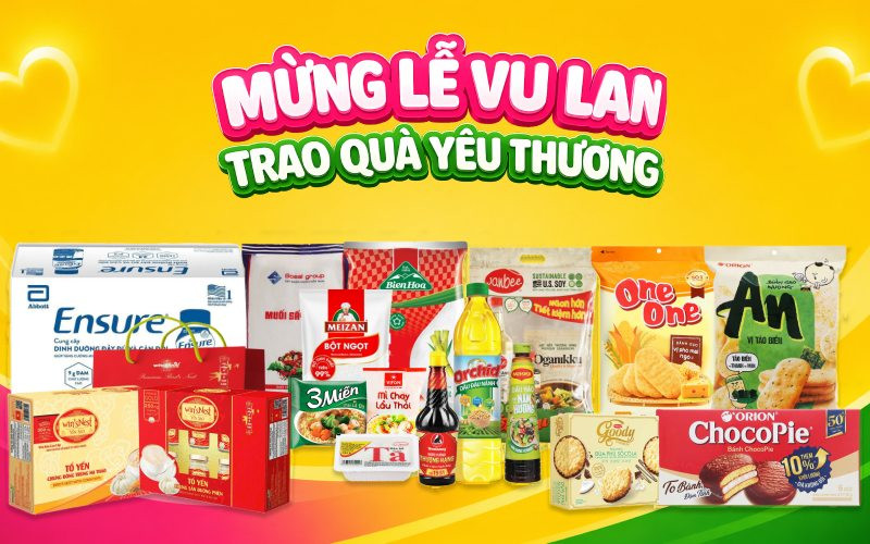 Mừng lễ Vu Lan: Sale khủng đồ chay, quà sức khỏe tại Bách hóa XANH
