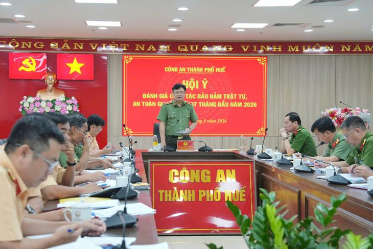 Camera giám sát, máy đo tốc độ phát hiện hơn 2.700 trường hợp vi phạm ở Huế - Ảnh 1.