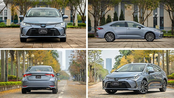 Ngoại thất xe Toyota Corolla Altis 2026
