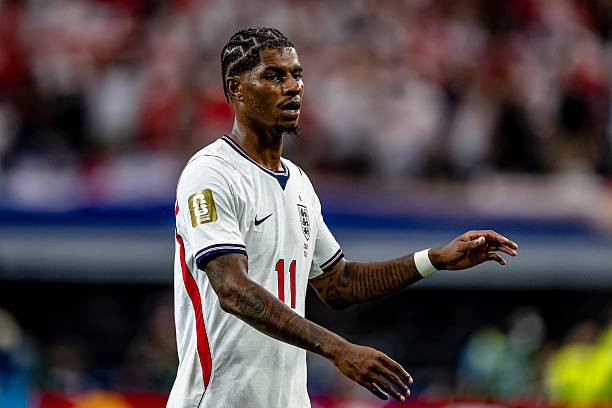 Marcus Rashford thi đấu cho tuyển Anh tại World Cup 2026