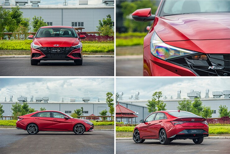 Ngoại thất Hyundai Elantra 2026