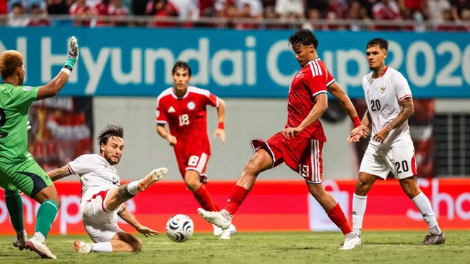 Singapore hiên ngang vào bán kết ASEAN Cup 2026. Ảnh: FAS