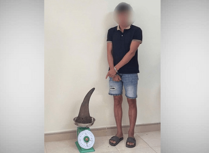Vận chuyển 3,64 kg sừng tê giác, người đàn ông ở Cao Bằng bị bắt tạm giam- Ảnh 1.