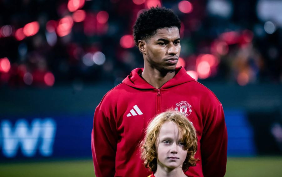 Marcus Rashford trong màu áo Manchester United