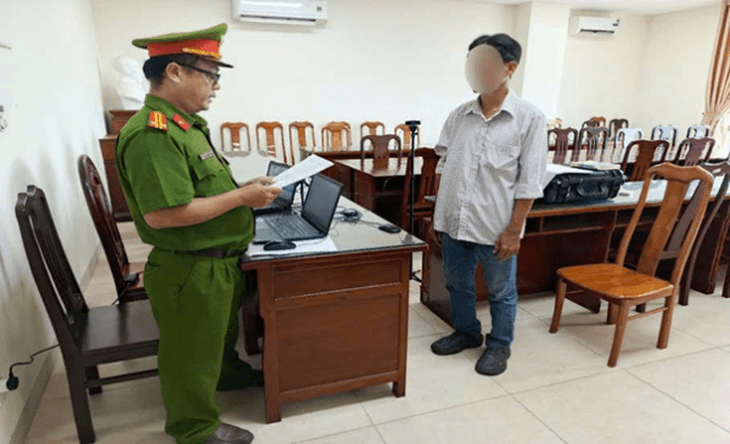 Khởi tố đối tượng chiếm đoạt tiền trả góp máy lọc nước của khách hàng - Ảnh 1.