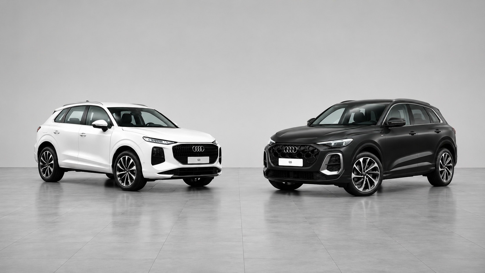 Bộ đôi SUV Audi Q3 và Q5 được giới thiệu vào cuối tháng 6. (Ảnh: Audi)