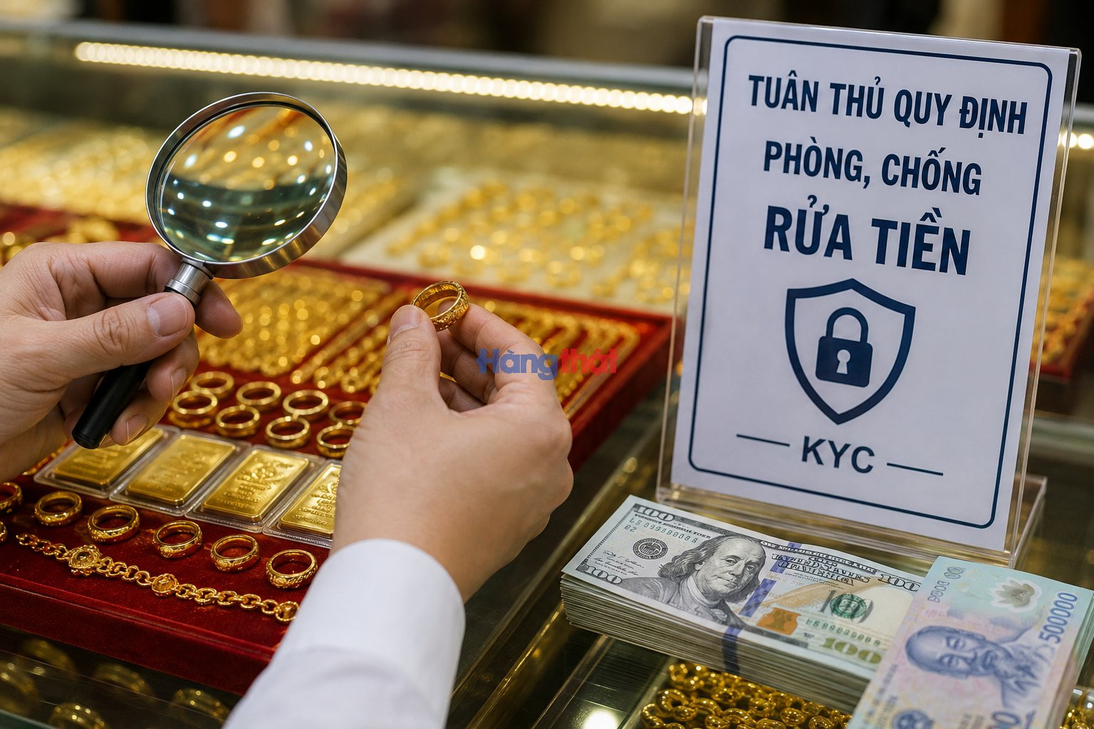 Hà Nội tăng cường kiểm tra các doanh nghiệp kinh doanh vàng và ngoại tệ