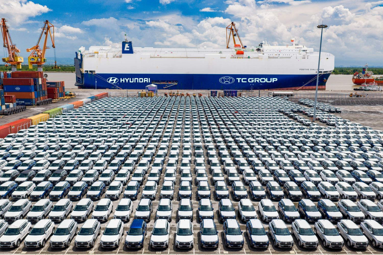 Hyundai Thành Công xác định xuất khẩu là một trong những định hướng phát triển dài hạn của hệ thống sản xuất tại Việt Nam. (Ảnh: HTV)