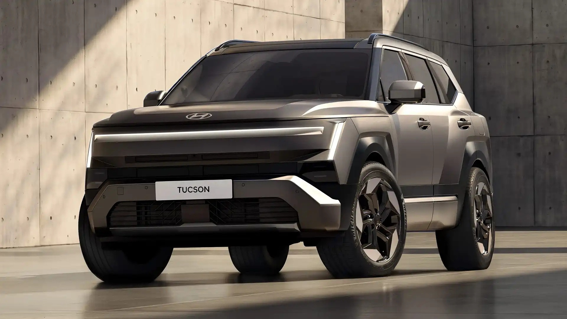 Hyundai Tucson 2027 thay đổi diện mạo với phong cách khối hộp vuông vắn theo triết lý Art of Steel.