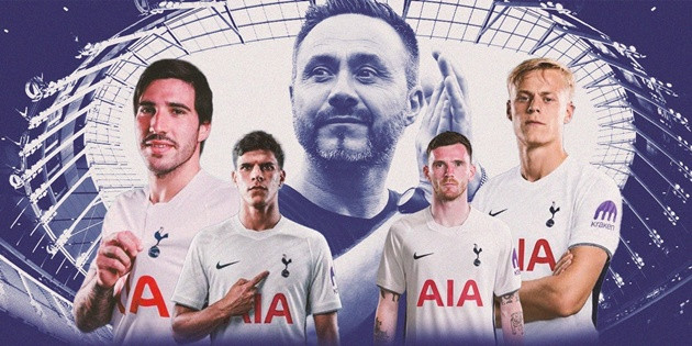 De Zerbi đặt cược tương lai Tottenham vào dàn tân binh chất lượng