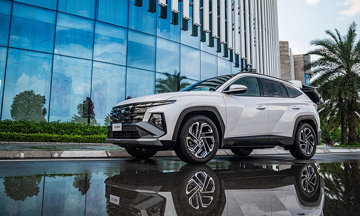 Hyundai Tucson 2026 với thiết kế ngoại thất ấn tượng