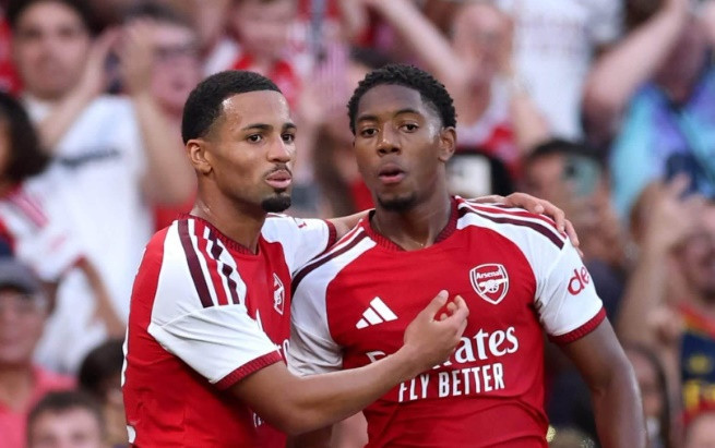 Trong khi Lewis-Kelly được đảm bảo tương lai thì Nwaneri khả năng cao sẽ phải rời Arsenal. Ảnh: Getty.