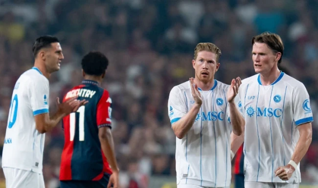 De Bruyne tỏa sáng rực rỡ mang về chiến thắng cho Napoli