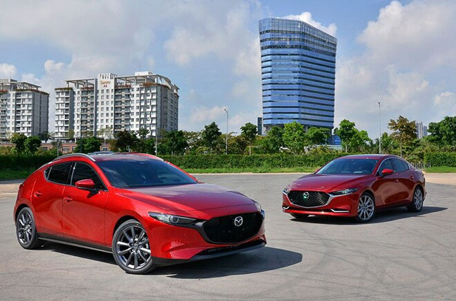 Thiết kế ngoại thất Mazda3 mang đậm phong cách KODO thể thao