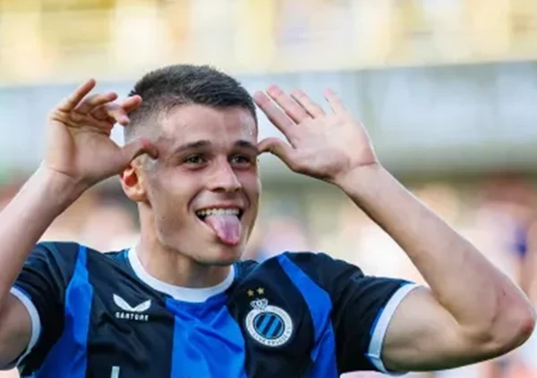 Tresoldi là tiền đạo đầy tiềm năng của Club Brugge.