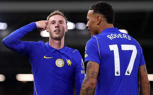 Palmer và Rogers cùng tỏa sáng trước Fulham. (Ảnh: Getty Images)