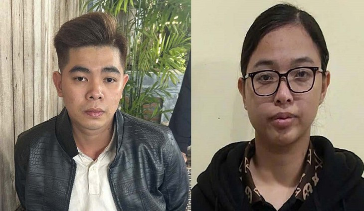 Bắt hai người giả nhân viên tài chính, chiếm đoạt tiền vay của khách hàng - Ảnh 1.