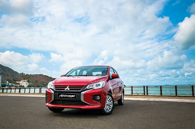 Thiết kế tổng thể Mitsubishi Attrage