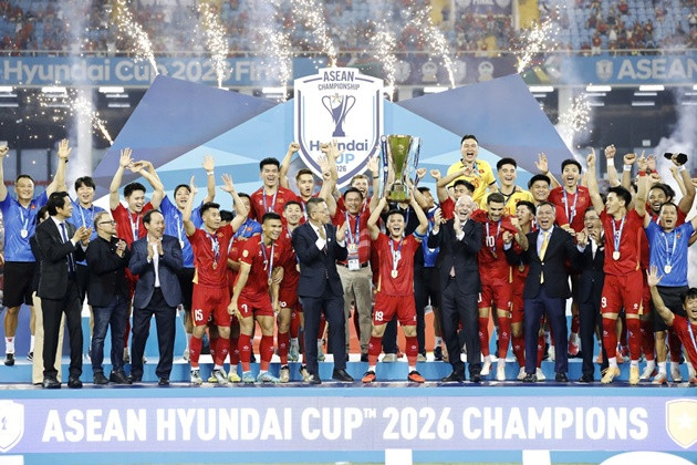 ĐT Việt Nam ăn mừng chức vô địch ASEAN Cup 2026