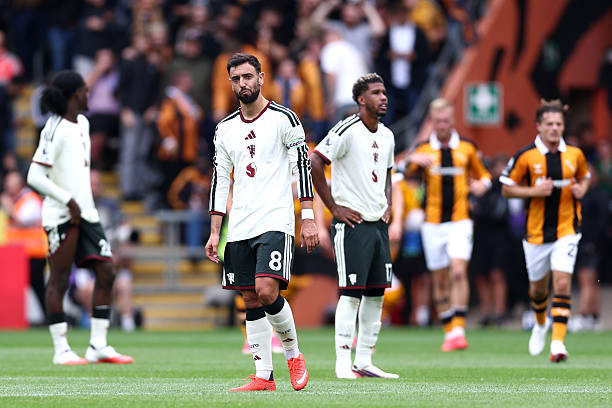 Man Utd trải qua ngày ra quân thất vọng. Ảnh: Molly Darlington/Getty Images.